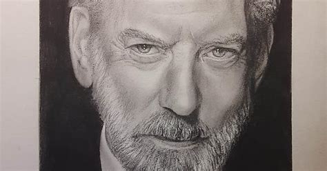 Charcoal Of Donald Sutherland 1935 New Brunswick 2024 Album On Imgur