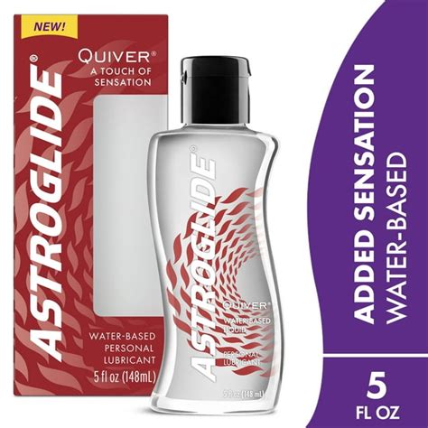 Astroglide Quiver® Personal Lubricant 5oz Arousal Lube Adds Tingling