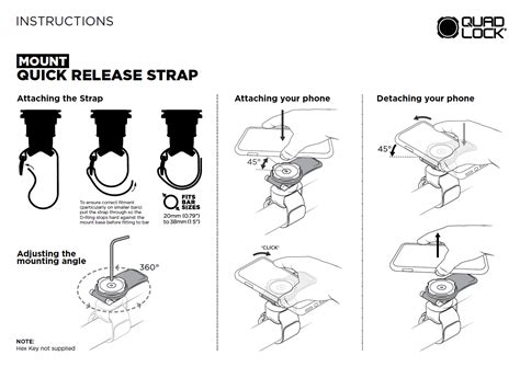 Quad Lock Quick Release Strap Mount Instructions What Can We Help You