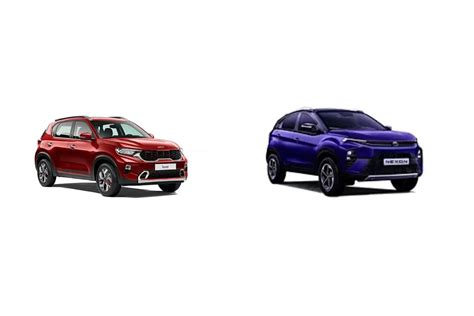 Kia Sonet Vs Tata Nexon