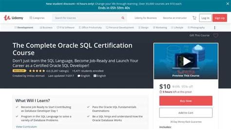 The 5 Best Oracle Certification Courses Ranked For 2022 Product