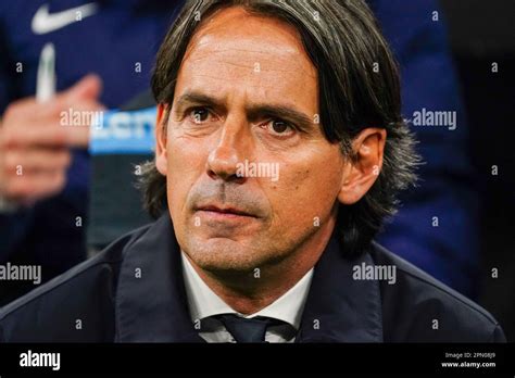 The Head Coach Simone Inzaghi Fc Inter During The Italian