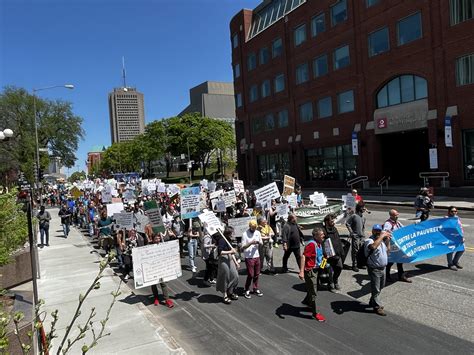 Lutte Contre La Pauvret Grande Manifestation Pour Exiger Un