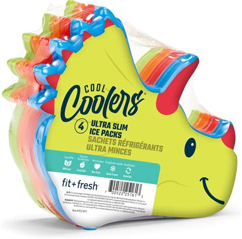 Fit Fresh Cool Coolers Paquetes De Hielo Delgados Y Reutilizables