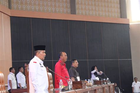 APBD Perubahan Dharmasraya Bupati Sampaikan Jawaban Atas Pandangan