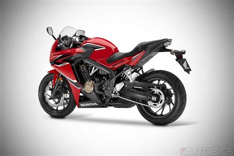 2017 Honda Cbr650f Millennium Red Rear Left Studio AUTOBICS