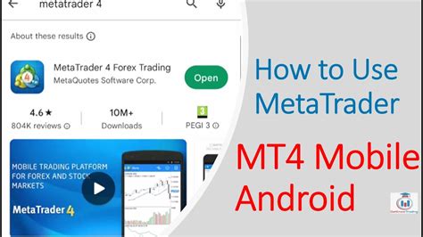 How To Use Metatrader 4 Mobile Android App Tutorial For Beginners