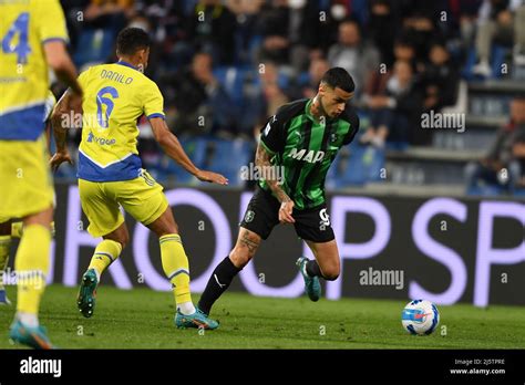 Gianluca Scamacca Sassuolo Danilo Luiz Da Silva Juventus During The