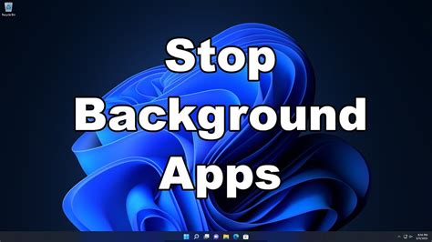 Background Apps In Windows 11