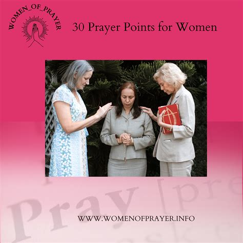 30 Prayers Points for Women