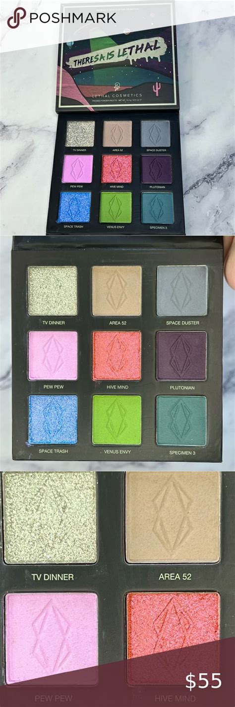 lethal cosmetics theresa  lethal eyeshadow palette eyeshadow