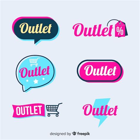 Immagini Di Logo Outlet Vendita Download Gratuiti Su Freepik