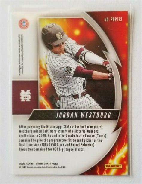 Jordan Westburg Panini Prizm Power Surge Baseball Card Pdp Ebay