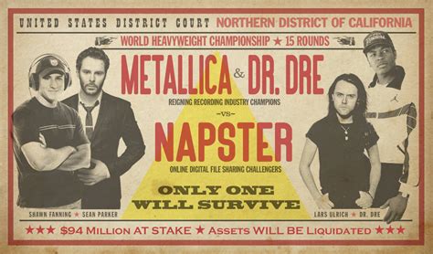 MP3@25: 2 – Napster v Metallica (and Dr Dre) – The Museum of Portable Sound