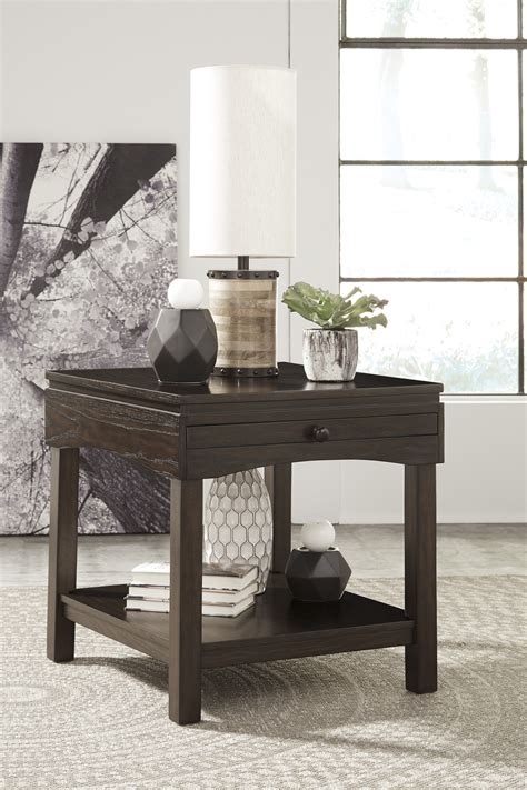 Haddigan Brown Ottoman Cocktail Table Marjen Of Chicago Chicago Discount Furniture