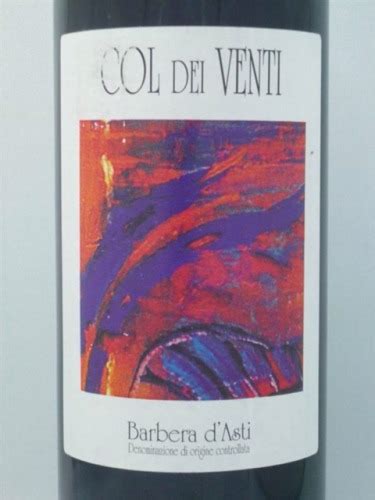 Col Dei Venti Barbera D Asti Vivino US