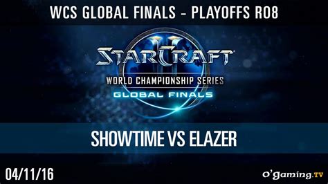 ShoWTimE Vs Elazer PvZ WCS Global Finals 2016 RO8 StarCraft II