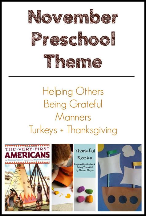 Lesson Plan Ideas For November Preschool