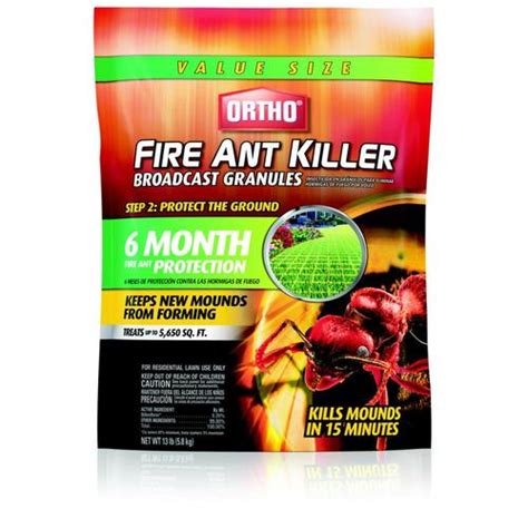 Ortho Fire Ant Killer Broadcast Granules 13 Lb Fire Ant Killer In The Pesticides Department At