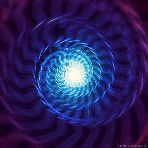 Purple Fractal Art Abstract Swirl With Light Streaks