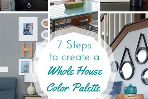 7 Steps To Create Your Whole House Color Palette Worksheet Teal And Lime House Colors