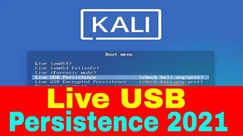 Take Your Kali Linux Everywhere Creating A Persistent Live USB In 2022