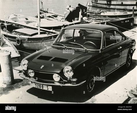 Simca 1200 S Coupé Bertone car Italy 1967 Stock Photo Alamy