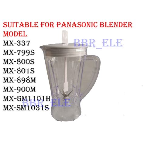 PANASONIC COMPATIBLE BLENDER JUG AND DRY MILL JUG OEM Shopee Malaysia