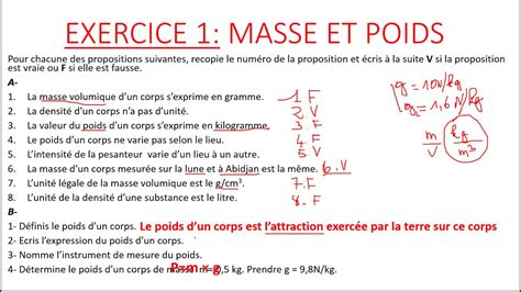 Mise à jour 66 imagen le poids d un corps formule fr thptnganamst edu vn