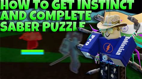 How To Get Instinct And Complete Saber Puzzle In Blox Fruits Youtube