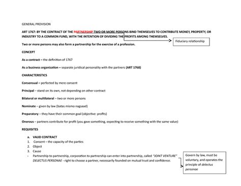 General Provision LAW Reviewer GENERAL PROVISION ART 1767 BY THE