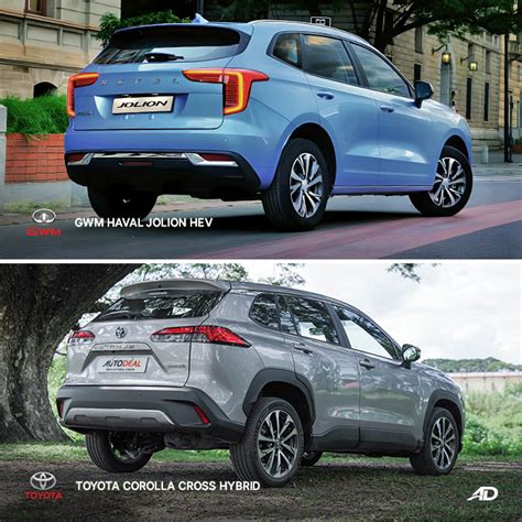 Head To Head GWM Haval Jolion HEV Vs Toyota Corolla Cross Hybrid