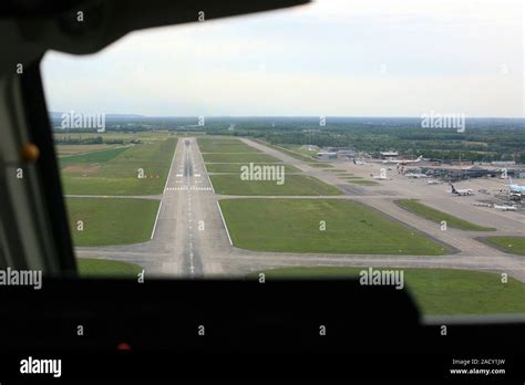 Approach On Runway 33 At Euroairport Basel Mulhouse Freiburg Airport