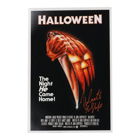 Nick Castle Signed "Halloween" 11x17 Photo Inscribed "The Shape" (ACOA ...