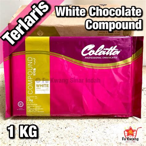 Jual Colatta White Chocolate Compound Cokelat Coklat Putih Blok Batang