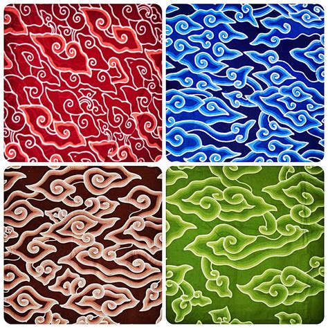 mega mendung, batik cirebon | Batik, Bunga, Seni