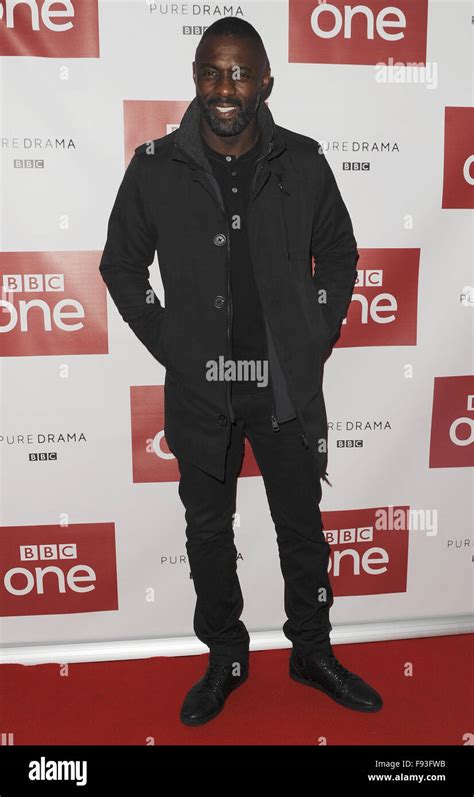 Luther Cast Photocall Held At The Picture House Cinema London Featuring