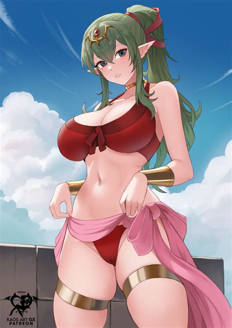 Hentai Busty Girl Alluring Alternate Costume Big Breasts Bikini