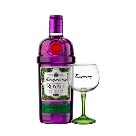 Gin Tanqueray Royale Blackcurrant 700ml 1 Taça de Vidro Tanqueray