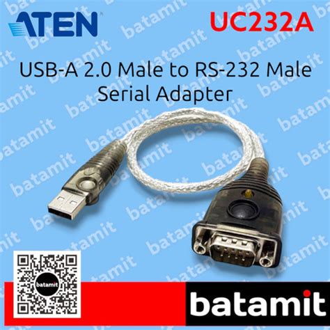 Jual ATEN UC232A USB To RS 232 Adapter Converter Cable Kota Batam