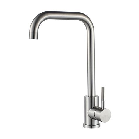 LEDEME Kitchen Faucet Stainless Steel Single Handle Single Hole Tap