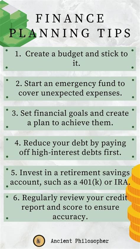 Financial Planning Tips