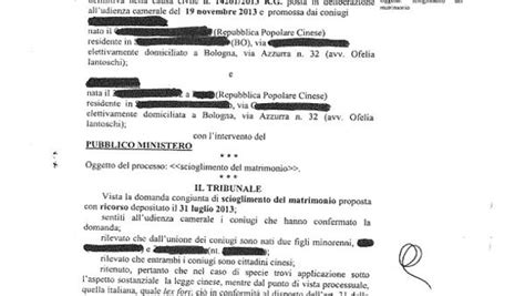 Tribunale Di Bologna Accolta Sentenza Di Ricorso Coppia Divorzia In 4