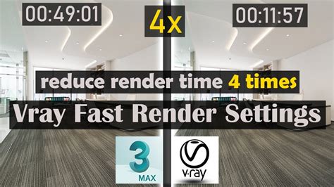 Vray Fast Render Settings In Ds Max How To Reduce The Render Time In