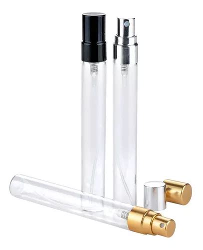 Atomizador Vidrio Transparente 10 Ml 50 Pzs Envío gratis