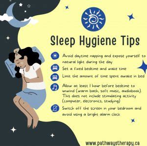 Sleep Hygiene Tips - Pathways Therapy