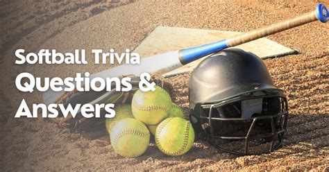 Best Softball Trivia Questions And Answers Quiz Inside