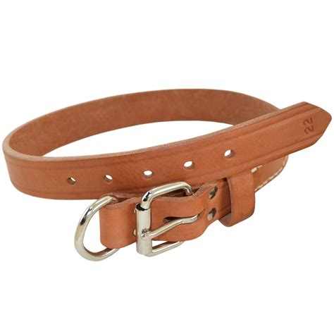 Rolled Leather Buckle Dog Collar - J&J Dog Supplies