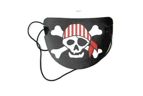 Set Caches Oeil De Pirate Lastique Accessoire De F Te De Pirate