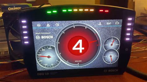 Bosch Motorsport Ddu10 Display Demo 5 Youtube